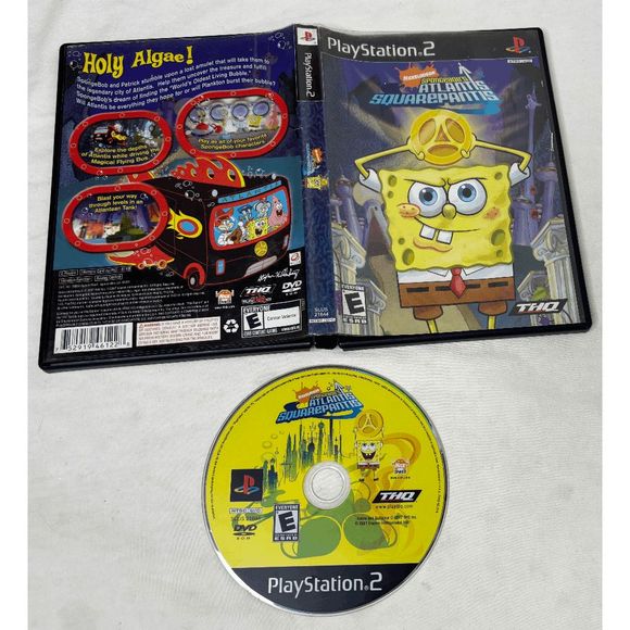Video Games & Consoles Spongebob Squarepants Atlantis Squarepantis Ps2 Playstation 2 Game Case